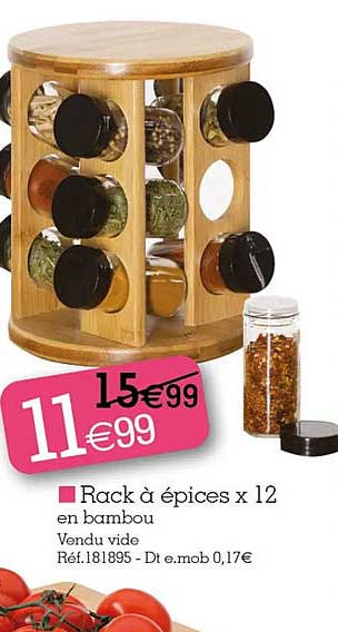 rack à épices x 12
