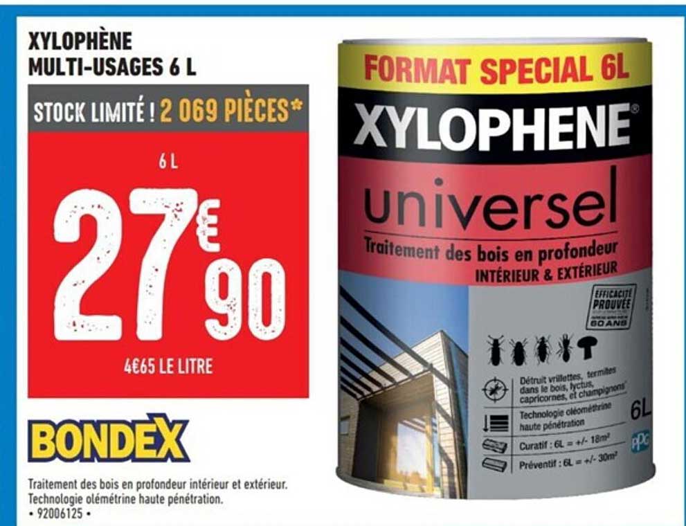 xylophène multi-usages 6l bondex