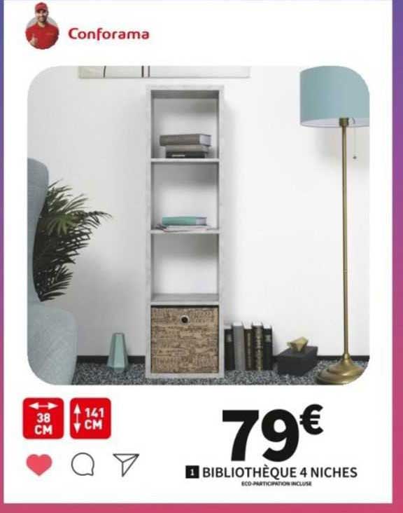 Bibliothèque 4 Niches