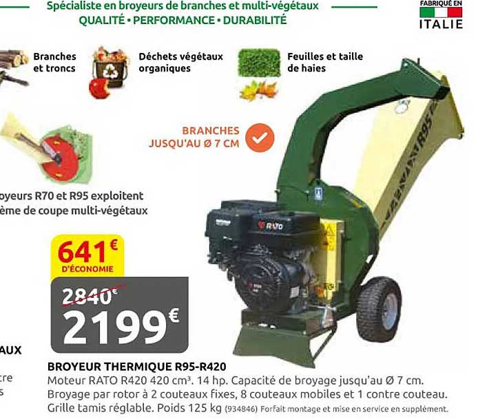 broyeur thermique r95-r420