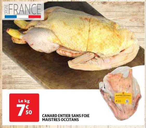 canard entier sans foie maistres occitans