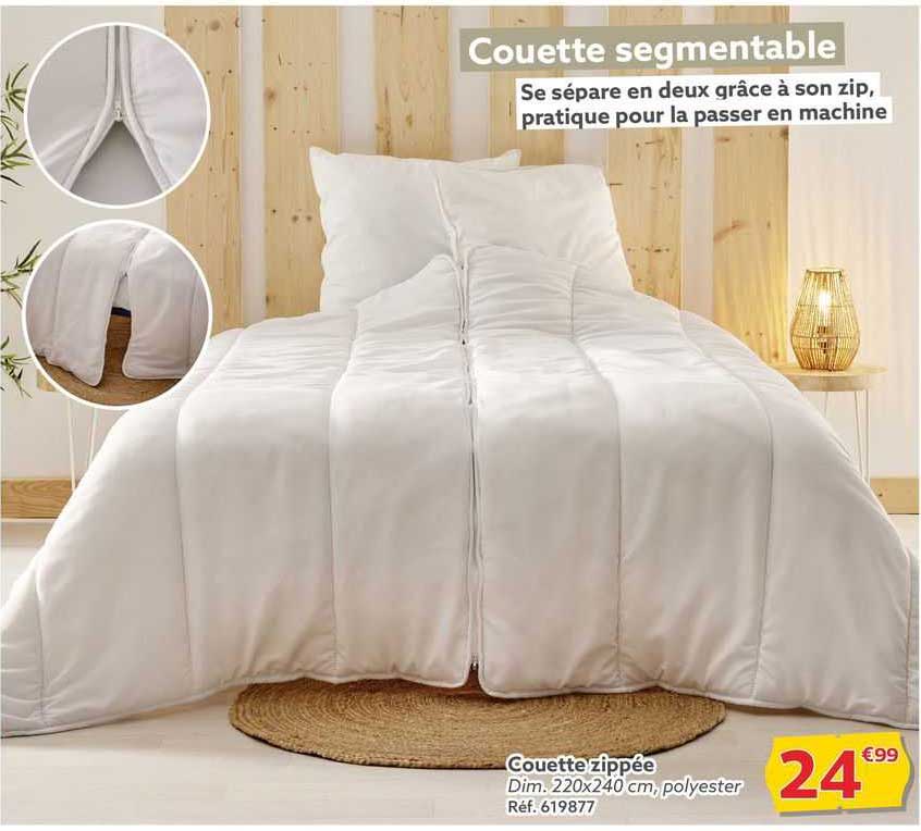 Couette Zippée
