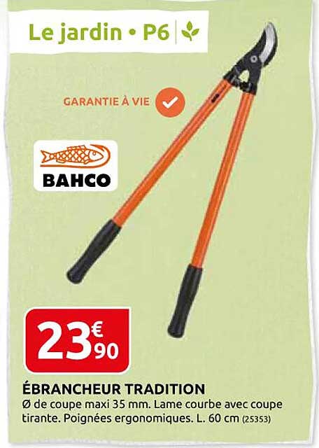 ébrancheur tradition bahco