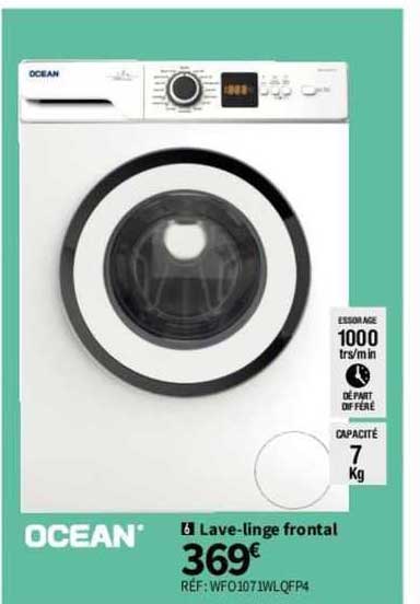 lave-linge frontal océan
