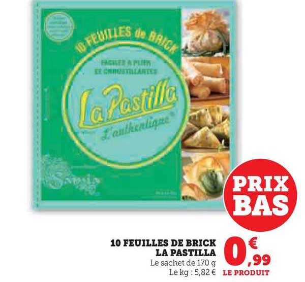 10 Feuilles De Brick La Pastilla