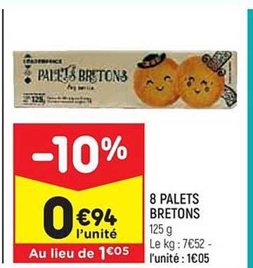 8 Palets Bretons