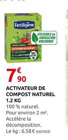 activateur de compost naturel 1.2 kg fertiligène
