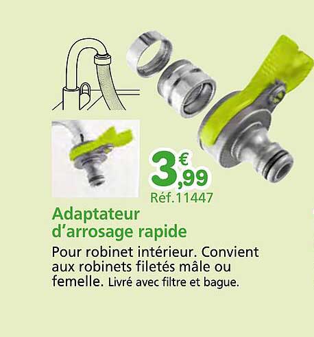 Adaptateur D'arrosage Rapide