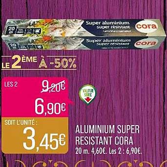 Aluminium Super Résistant Cora