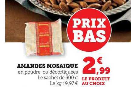 Amandes Mosaïque