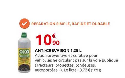 anti-crevaison 1.25 l oko