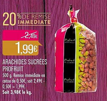 Arachides Sucrées Profruit