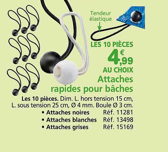 attaches rapides pour bâches