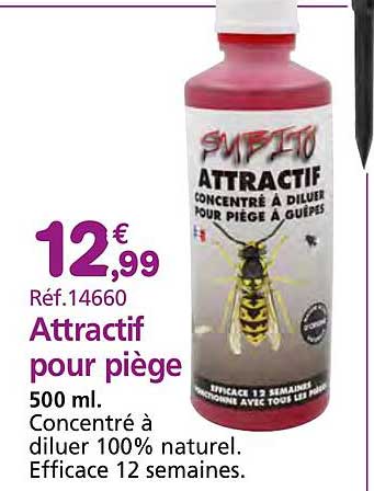 attractif pour piège