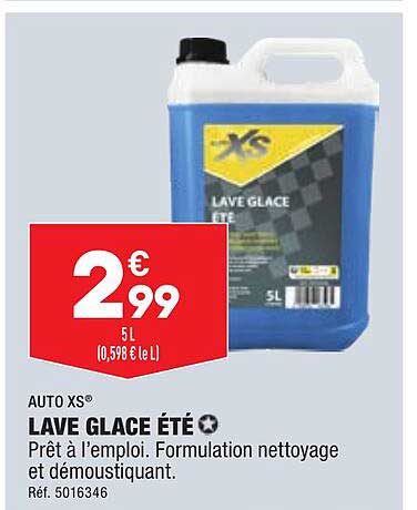 auto xs lave glace été