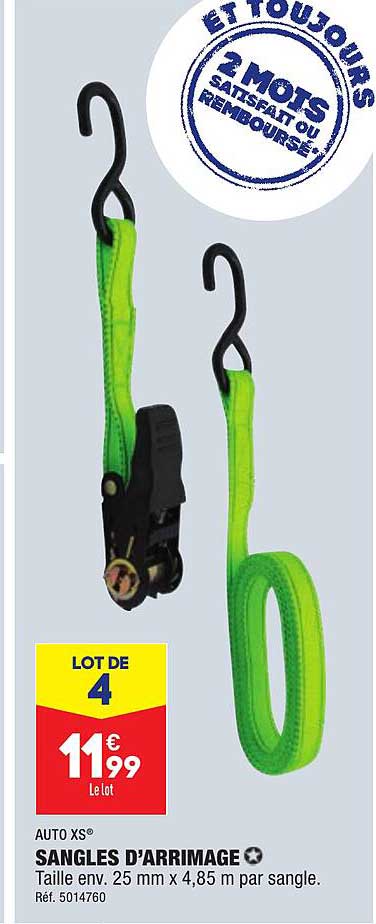 auto xs sangles d'arrimage