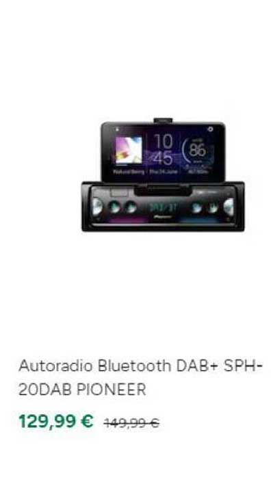 autoradio bluetooth DAB+ SPH-20DAB pioneer