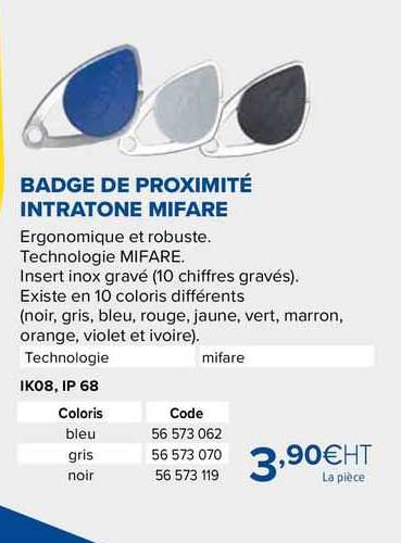 badge de proximité intratone mifare