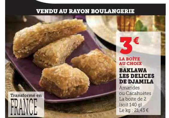 baklawa les délices de djamila