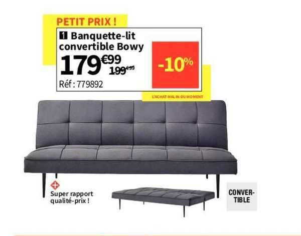 banquette-lit convertible bowy