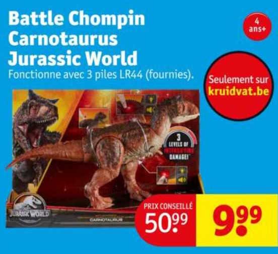 battle chompin carnotaurus  jurassic world