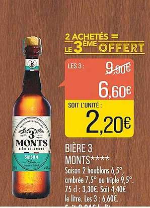 bière 3 monts