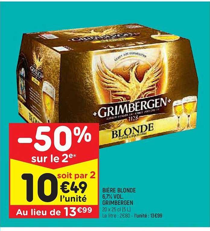 Bière Blodne 6,7% Vol Grimbergen