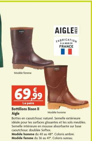bottillons bison II aigle
