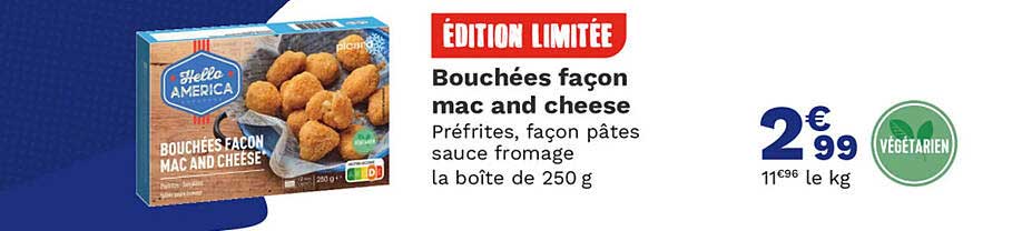 bouchées façon mac and cheese