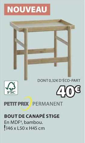 Bout De Canapé Stige