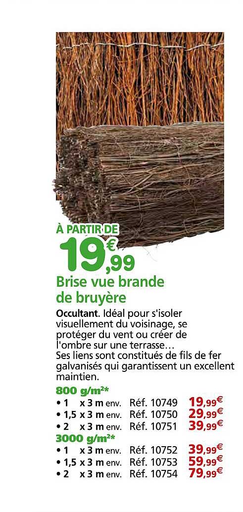 Brise Vue Brande De Bruyère