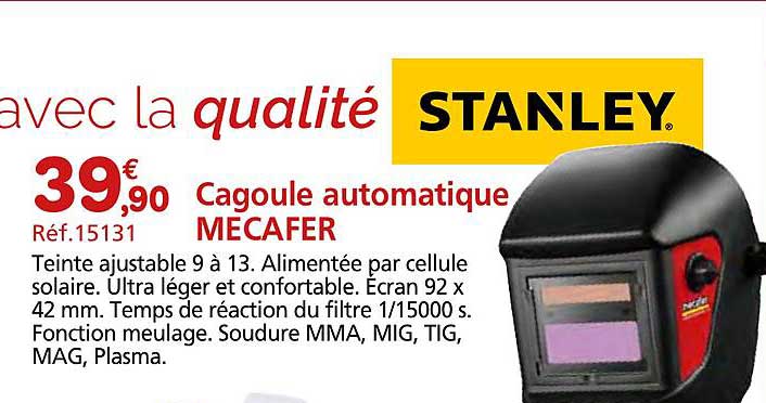 Cagoule Automatique Mecafer