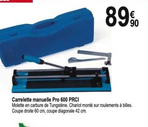 carrelette manuelle pro 600 prci