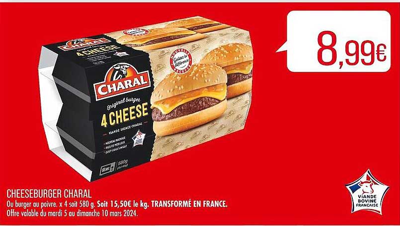Cheeseburger Charal