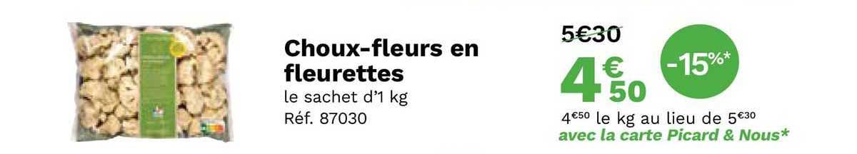 choux-fleurs en fleurettes