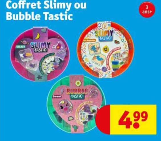 coffret slimy ou bubble tastic