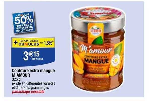 Confiture Extra Mangue M'amour