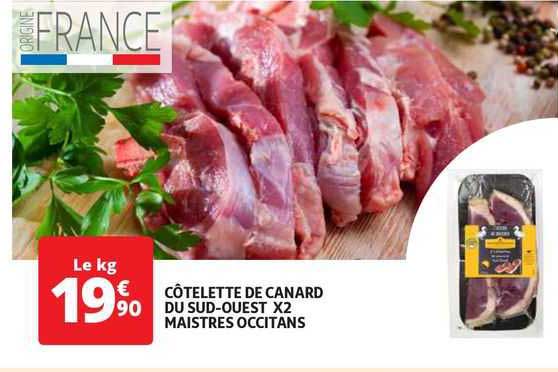 Côtelette De Canard Du Sud-ouest X2 Maistres Occitans