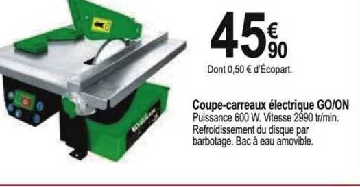 coupe-carreaux électrique go/on