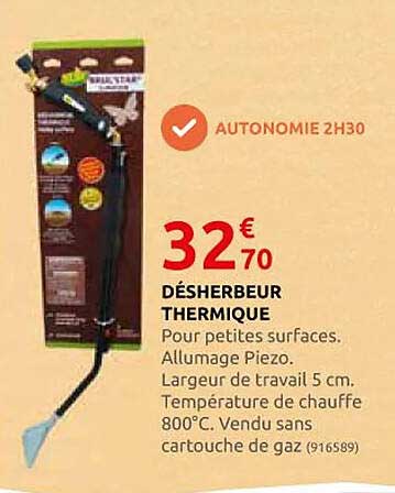 désherbeur thermique