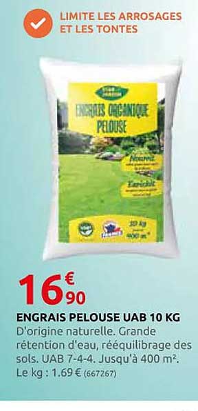 engrais pelouse uab 10 kg