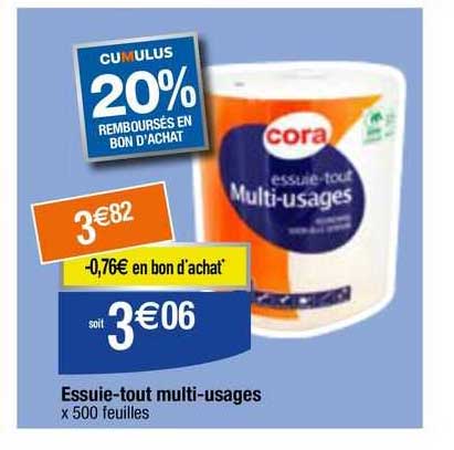 essuie-tout multi-usages cora