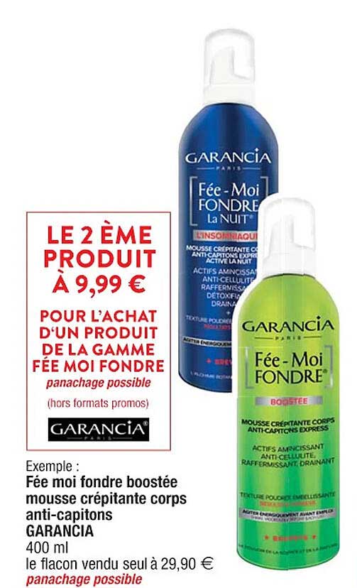 fée moi fondre boostée mousse crépitante corps anti-capitons garancia