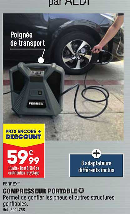 Ferrex Compresseur Portable