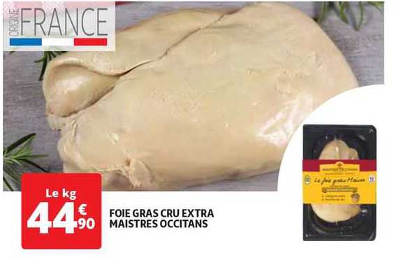foie gras cru extra maistres occitans