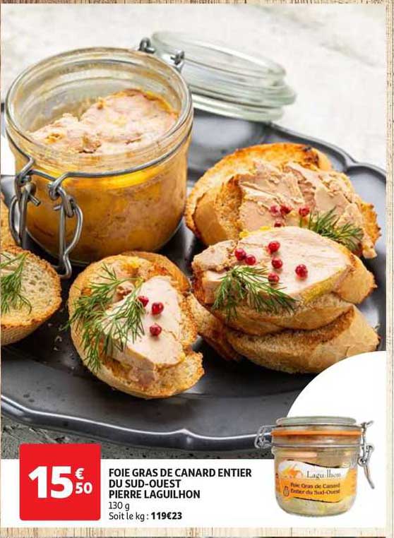 foie gras de canard entier du sud-ouest pierre laguilhon