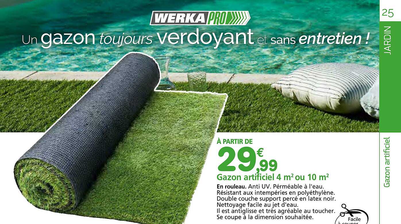 gazon artificiel 4 m2 ou 10 m2