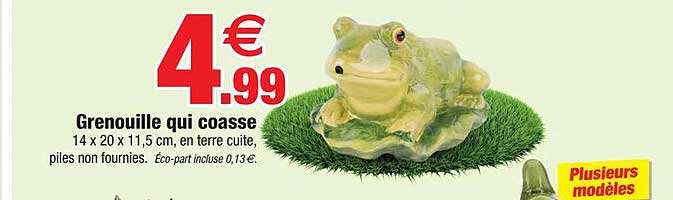 grenouille qui coasse