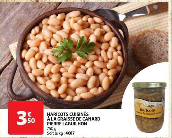 haricots cuisinés à la graisse de canard pierre laguilhon