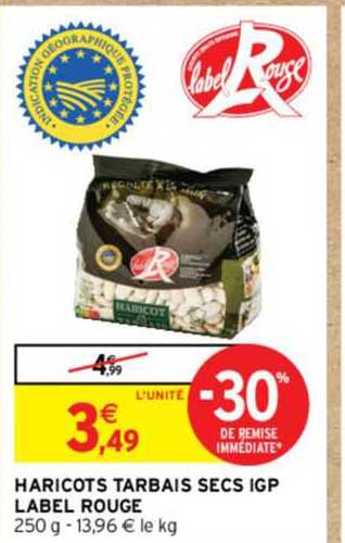 Haricots Tarbais Secs Igp Label Rouge